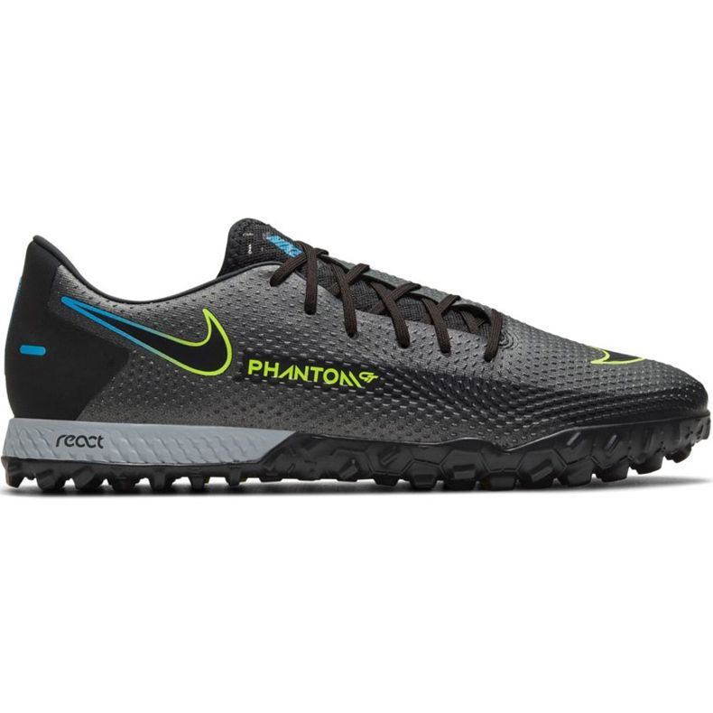 Nike React Phantom Gt Pro Tf futballcipő fekete CK8468 090