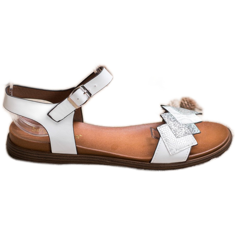 Stílusos Sergio Leone szandál fehér