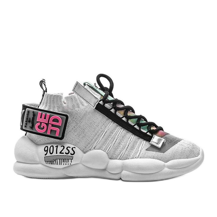 Fehér zokni cipők Ava sokszínű Fehér zokni cipők Ava sokszínű