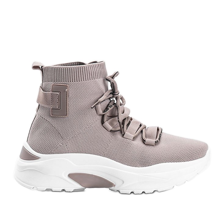 Bézs színű Elisa zokni cipők