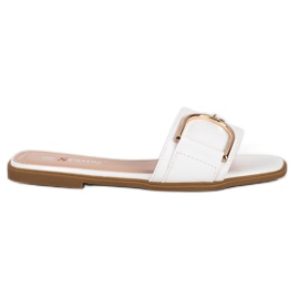 Seastar Elegáns papucs díszítéssel fehér