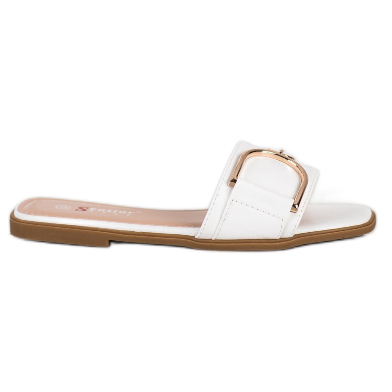 Seastar Elegáns papucs díszítéssel fehér