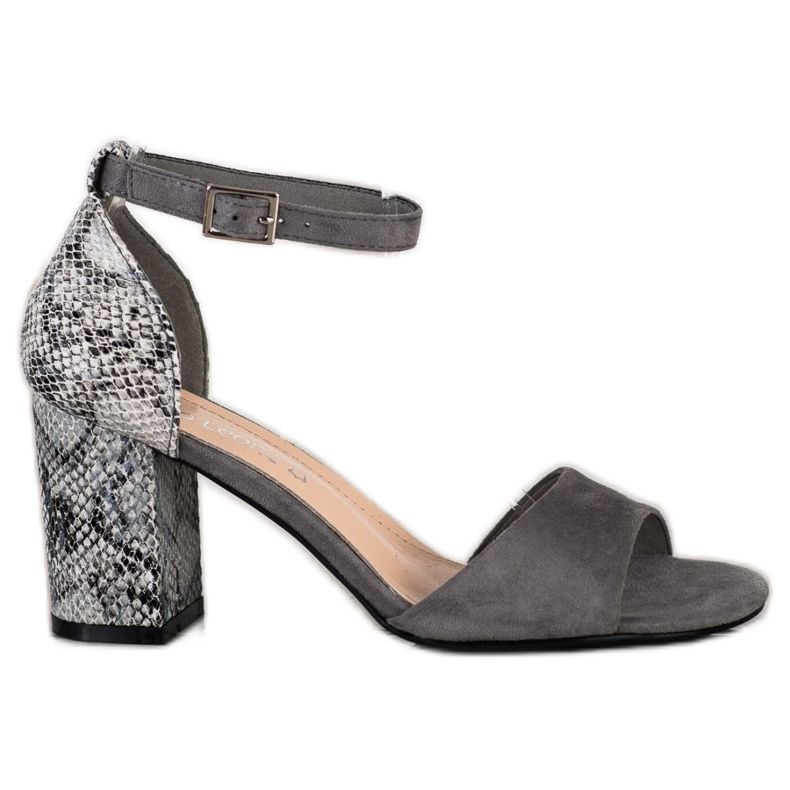 Stílusos Sergio Leone szandál szürke