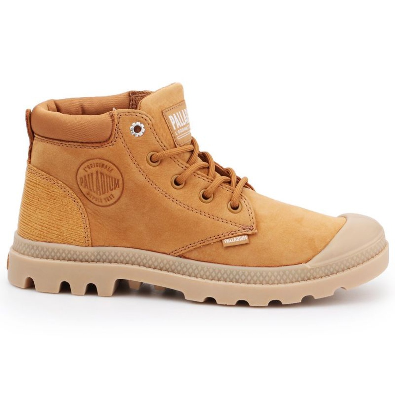 Palladium Pampa Lo Cuff Lea W 95561-717-M cipő barna