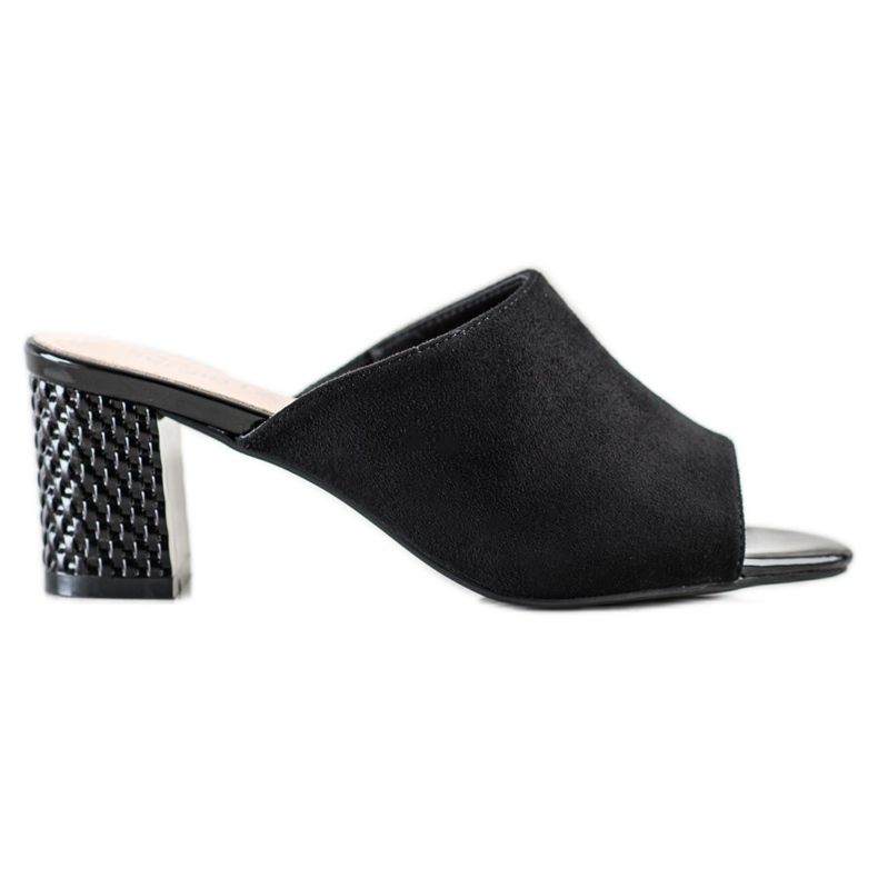 Elegáns Sergio Leone papucs fekete