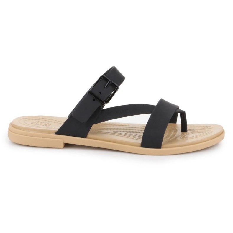 Crocs Tulum Toe Post Sandal W 206108-00W fekete