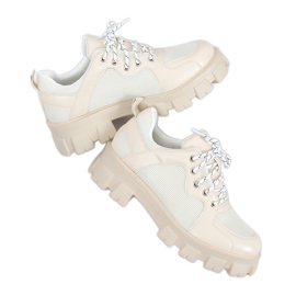 Magas talpú cipók NC1129 Bézs