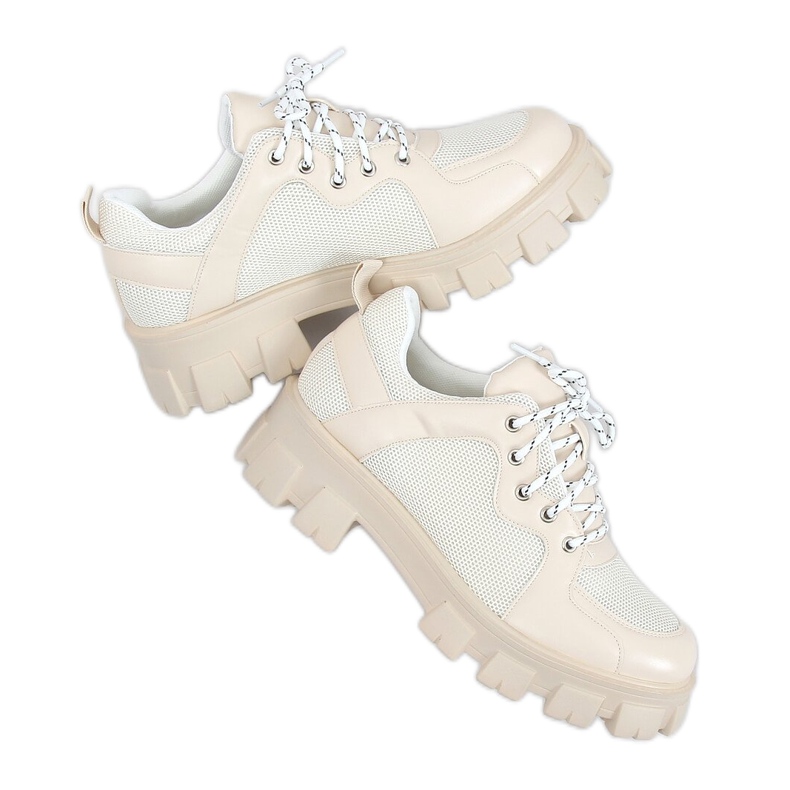 Magas talpú cipók NC1129 Bézs