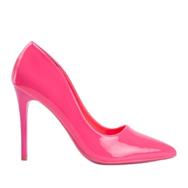 Rózsaszín lakkozott Angela sarok