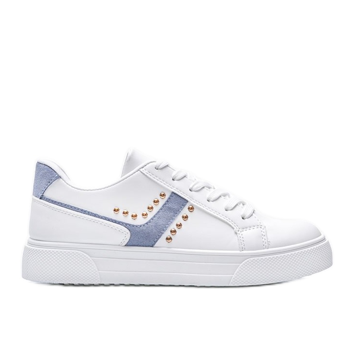 Kék Emilie női fehér cipők