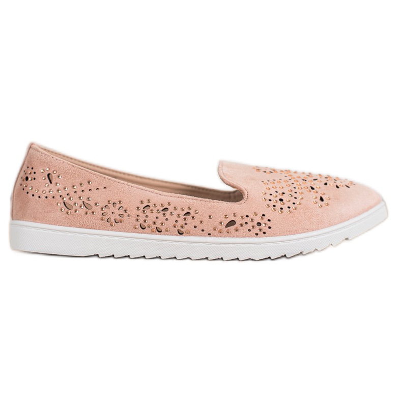 Renda Velúr urak kristályokkal rózsaszín