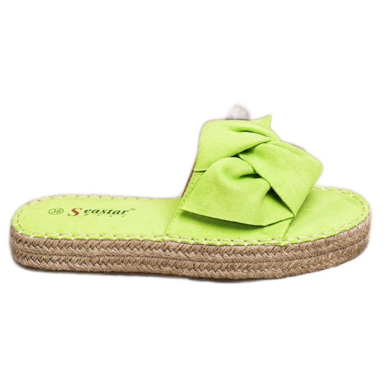 Seastar Velúr Espadrilles zöld