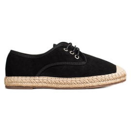 Cm Paris Fekete espadrillák Cm Paris Fekete espadrillák