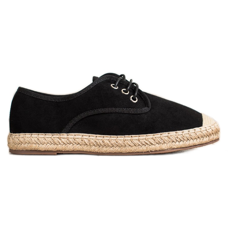 Cm Paris Fekete espadrillák
