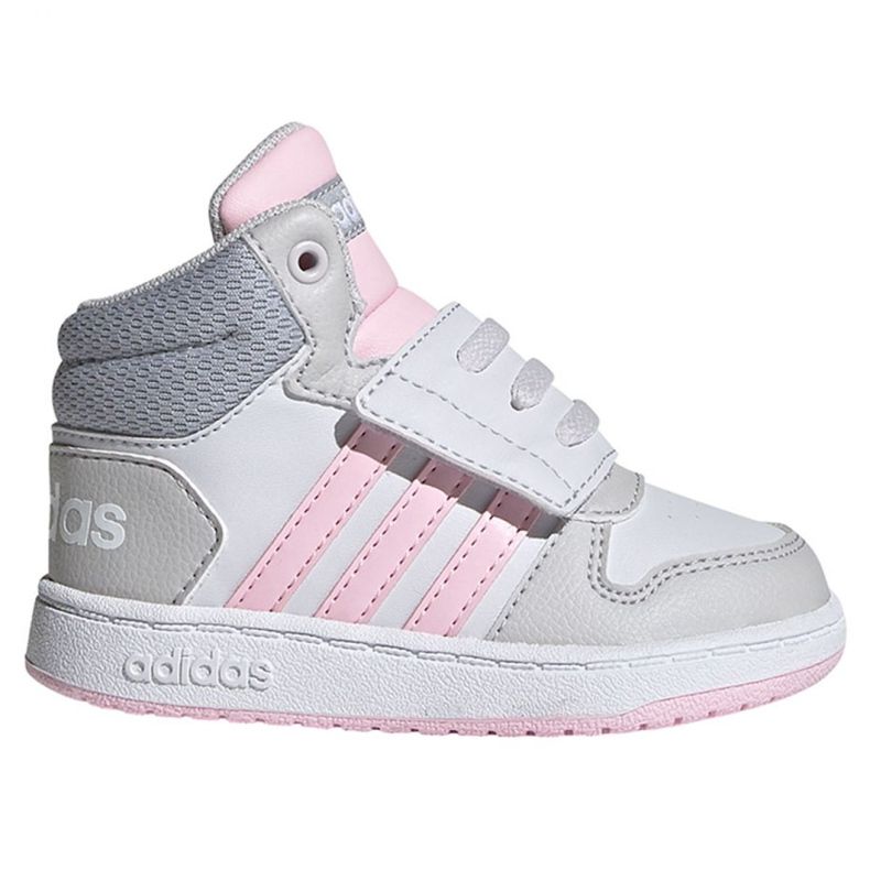 Adidas Hoops Mid 2.0 I Jr FY9290 cipő rózsaszín szürke