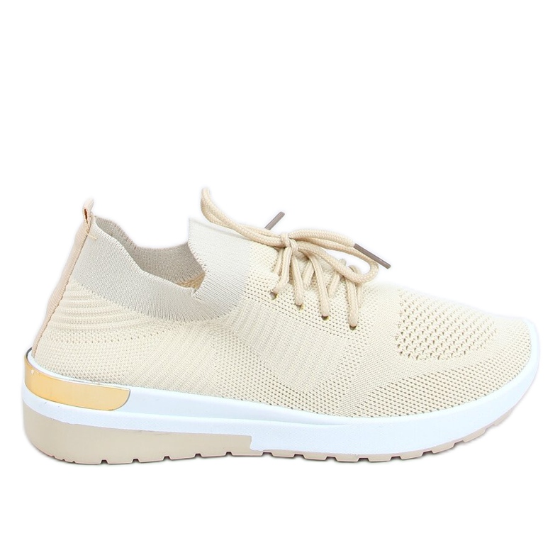 Bézs színű sportzokni G-363 Bézs színű cipő