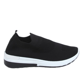 Fekete G-362 Fekete zokni sportcipő