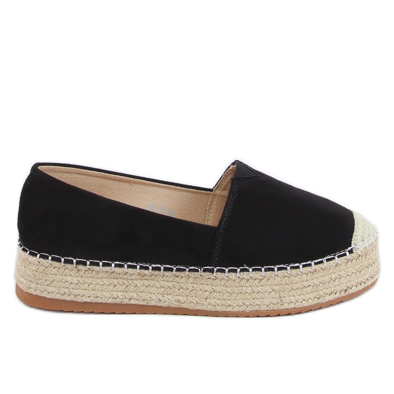 Fekete női espadrilles AB-79 Black
