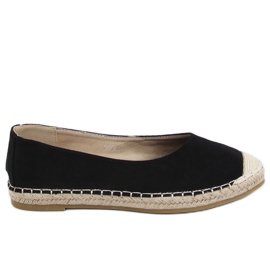 Fekete női espadrillák CD-3 Fekete Fekete női espadrillák CD-3 Fekete