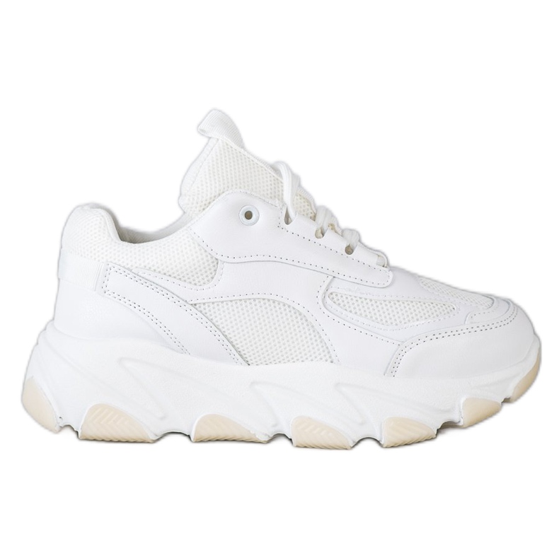 Bella Paris Cipők a platformon fehér Bella Paris Cipők a platformon fehér