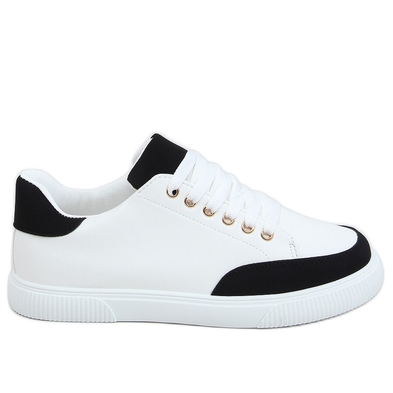 Fehér női cipők 6110 Fekete