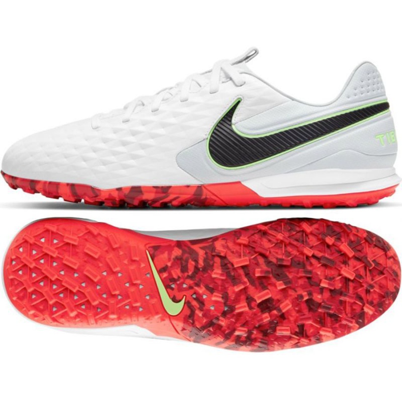 Nike Tiempo Legend 8 Pro Tf M AT6136 106 futballcipő sokszínű fehér