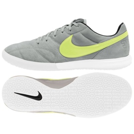 Nike Premier 2 Sala Ic M AV3153 012 futballcipő szürke zöld a szürke árnyalatai Nike Premier 2 Sala Ic M AV3153 012 futballcipő szürke zöld a szürke árnyalatai