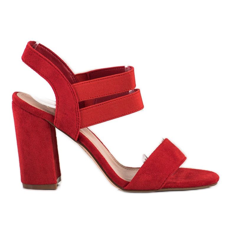 Evento Csúsztatható szandál egy bárban piros