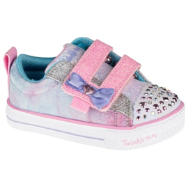 Skechers Shuffle Lite Sweet Supply Jr 20320N-LPMT Cipő fekete sokszínű
