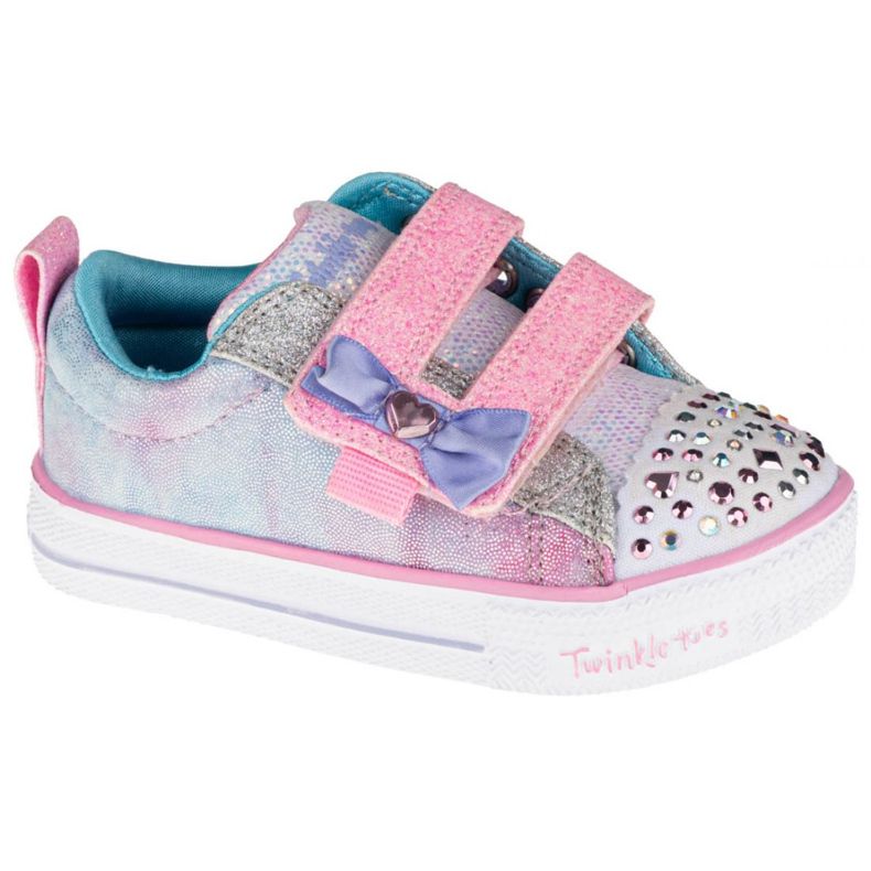 Skechers Shuffle Lite Sweet Supply Jr 20320N-LPMT Cipő fekete sokszínű