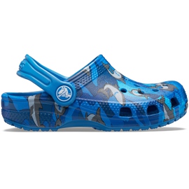 Crocs Kids Classic Shark Clog kék 206147 4KI