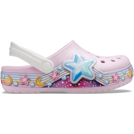 Crocs gyerekeknek Fl Star Band Clog pink 207075 6GD rózsaszín