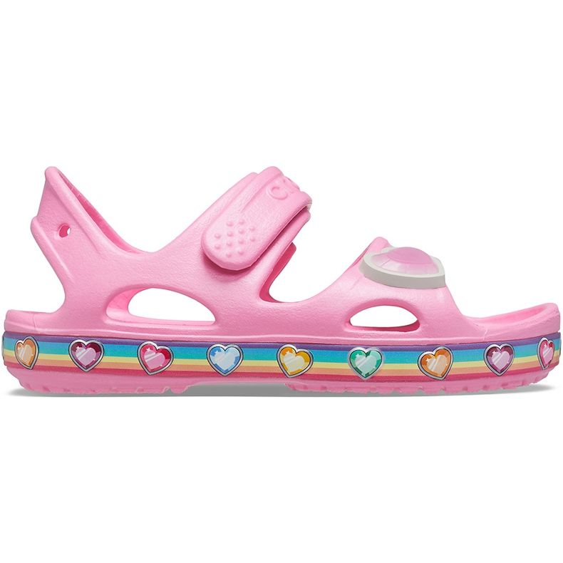 Crocs gyerek szandál Fun Lab Rainbow pink 206795 669 rózsaszín
