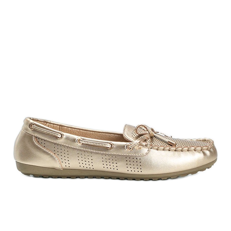 Arany Esther öko-bőr áttört naplók aranysárga