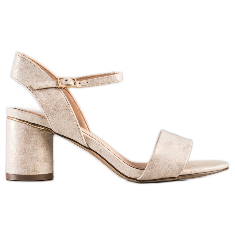 Evento Stílusos szandál egy bárban bézs aranysárga