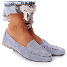 Velúr cipők Sergio Leone MK722 kék