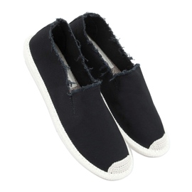 Fekete női espadrillák 7105 Fekete