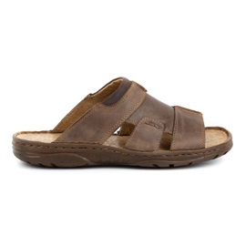 Polbut Férfi papucs 358 barna