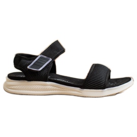 Evento Kényelmes szandál tépőzárral fekete