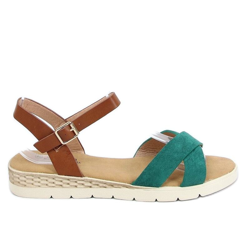 Zöld női szandál 1031-15 Zöld barna