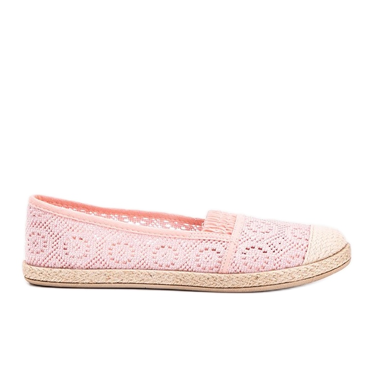 Laney rózsaszín szövet espadrilles Laney rózsaszín szövet espadrilles