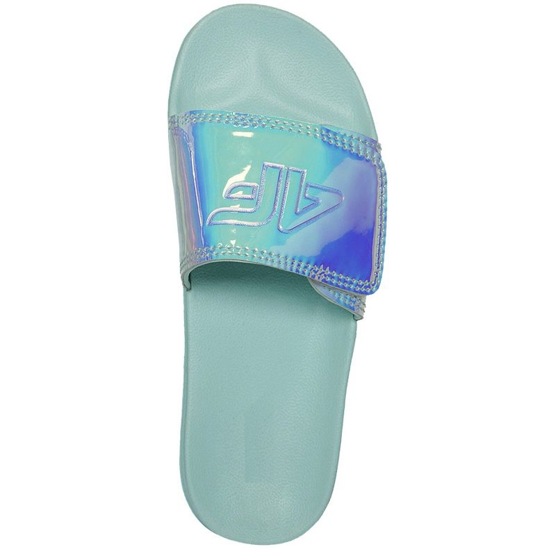 Papucs lányoknak 4F türkiz HJL21 JKLD003 35S kék