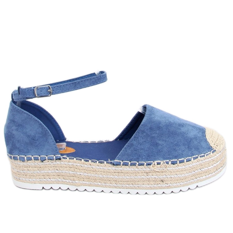 Espadrilles, kék szandál 2138 Kék Espadrilles, kék szandál 2138 Kék