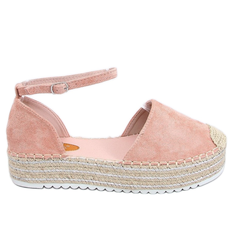 Espadrilles, szandál rózsaszín 2138 Pink