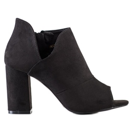 Spring Open Toe VINCEZA csizma fekete