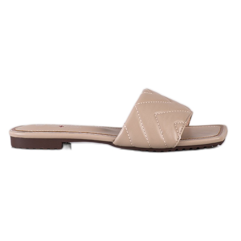 S. BARSKI Steppelt S.BARSKI papucs bézs