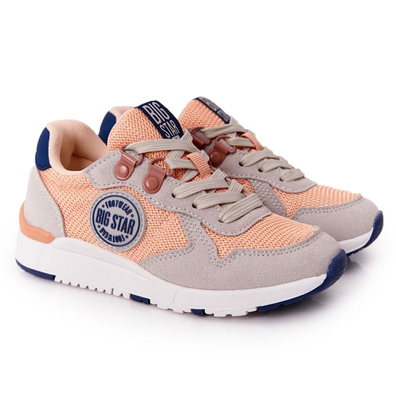 Gyermek sportcipők Memory Foam Big Star HH374180 Orange narancssárga