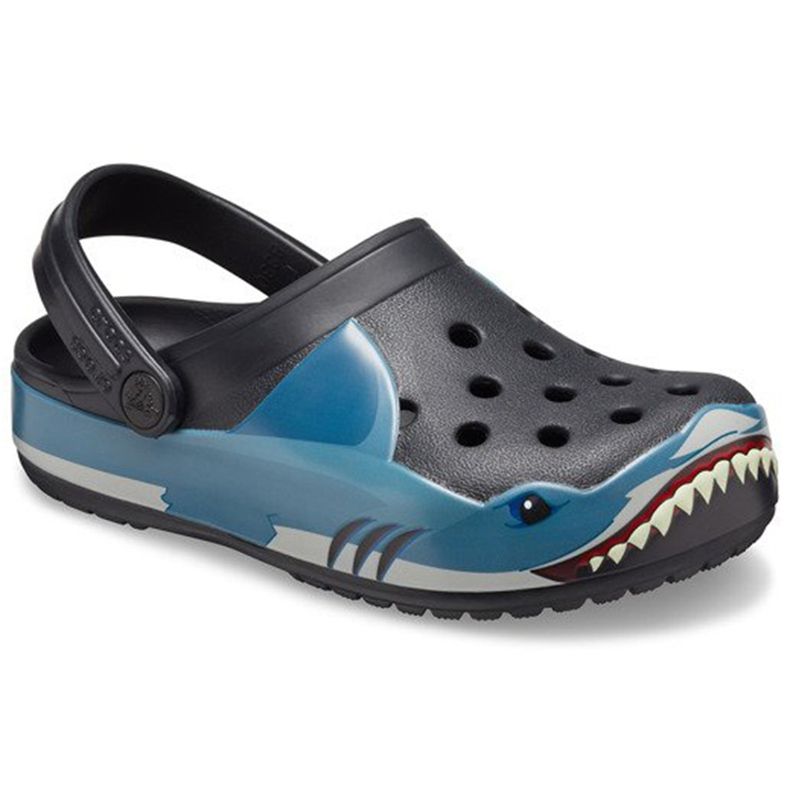 Crocs gyerekeknek Fun Lab Shark Band Clg K fekete 206271 001