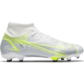 Nike Mercurial Superfly 8 Academy FG / MG M CV0843 107 futballcipő szürke ezüst