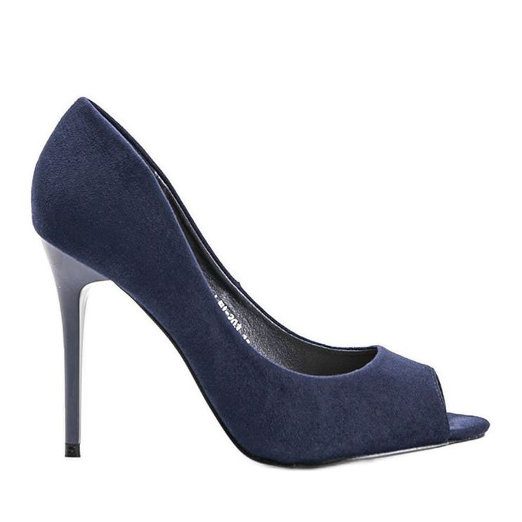 Navy blue pumpák a Janessa tűsarkún sötétkék